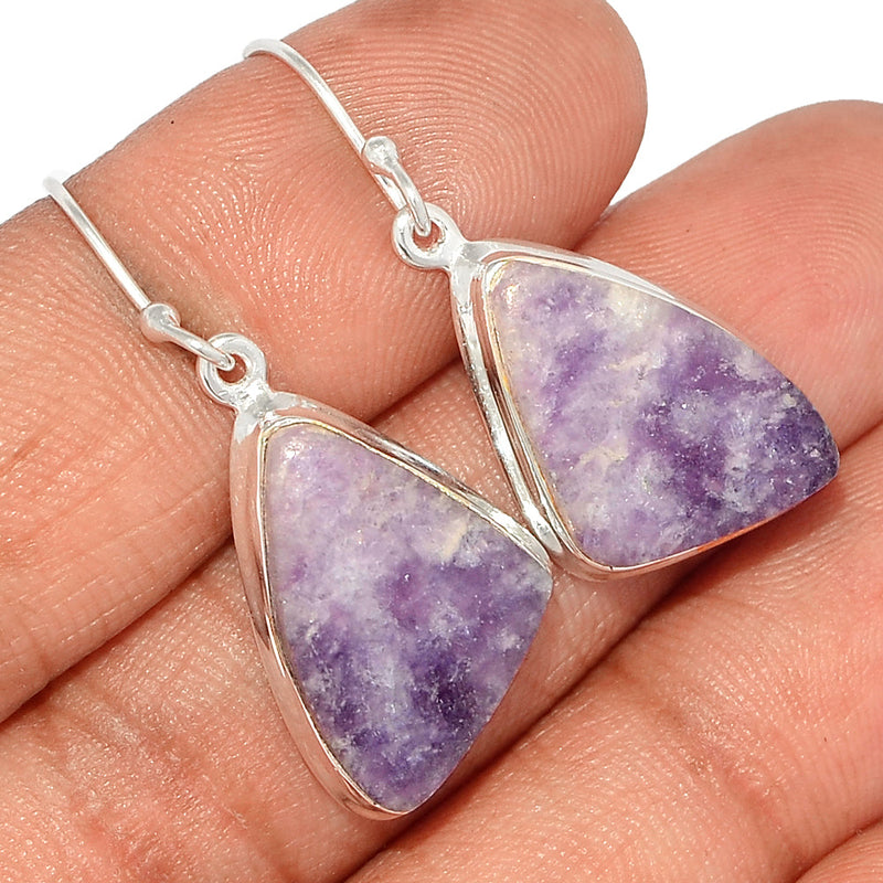 1.5" Lepidolite Earrings - LDLE130