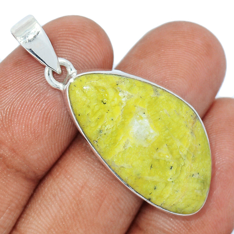 1.6" Lizardite Serpentine Pendants - LDSP107