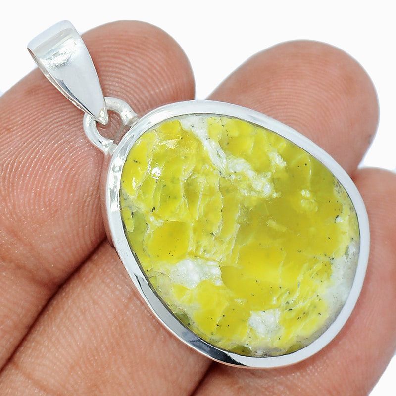 1.6" Lizardite Serpentine Pendants - LDSP87