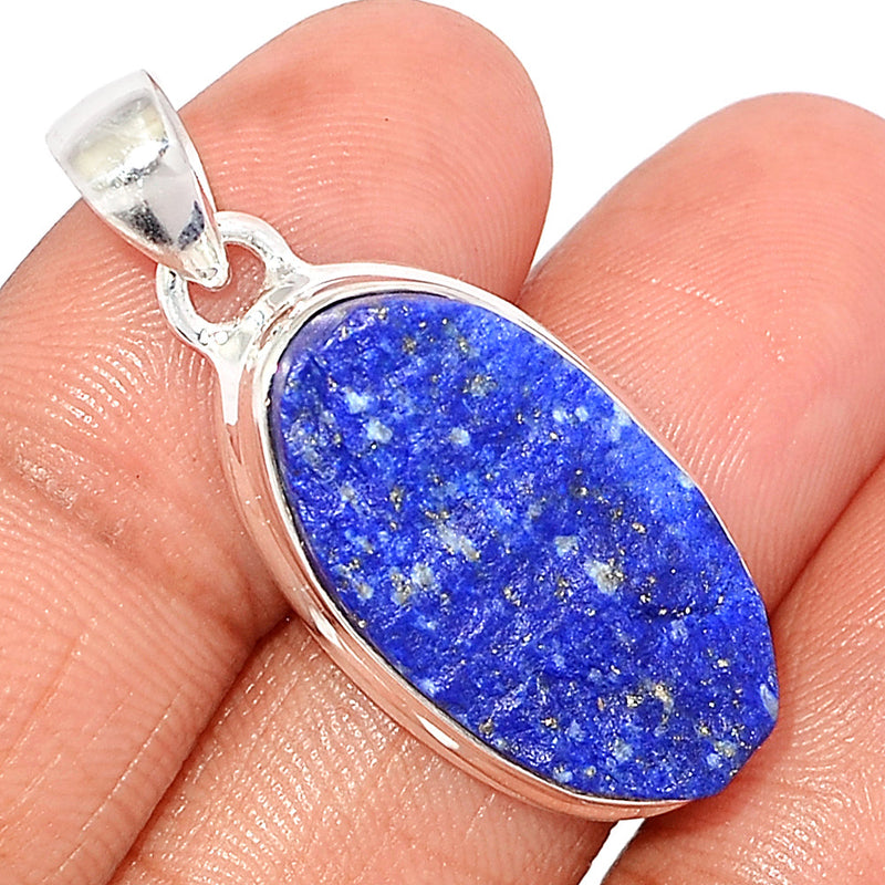 1.6" Lapis Druzy Pendants - LDZP437