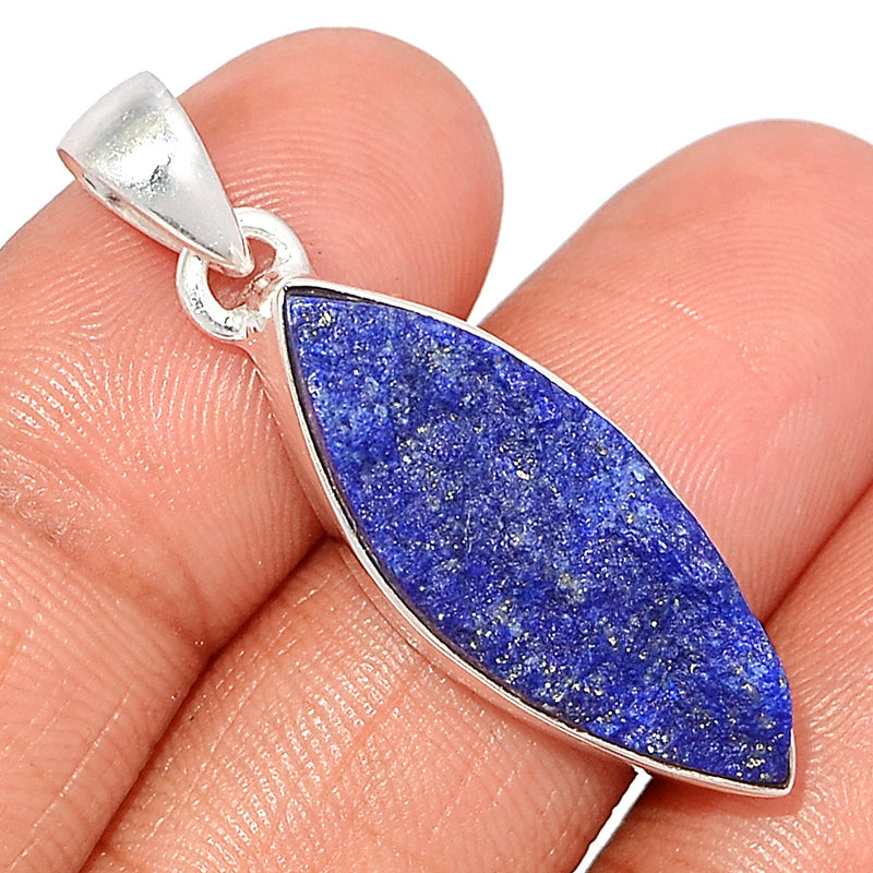 1.5" Lapis Druzy Pendants - LDZP443