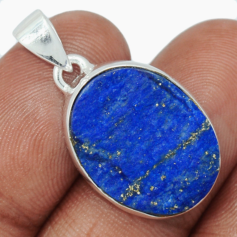 1.2" Lapis Druzy Pendants - LDZP586