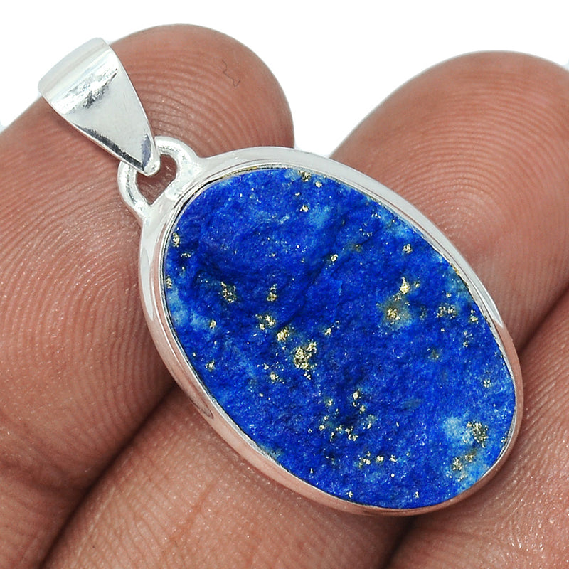 1.3" Lapis Druzy Pendants - LDZP589