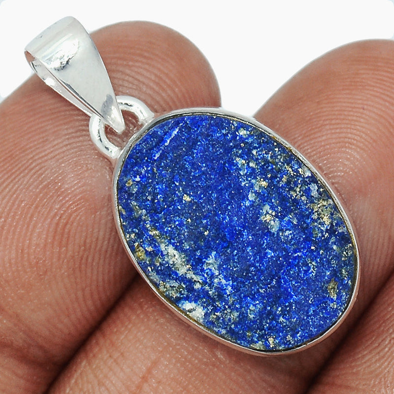 1.2" Lapis Druzy Pendants - LDZP605