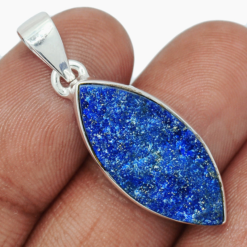 1.5" Lapis Druzy Pendants - LDZP608