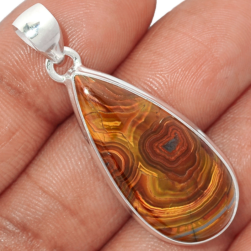 1.7" Laguna Lace Agate Pendants - LLAP1652
