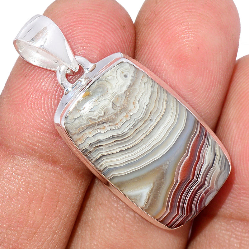 1.5" Laguna Lace Agate Pendants - LLAP1758