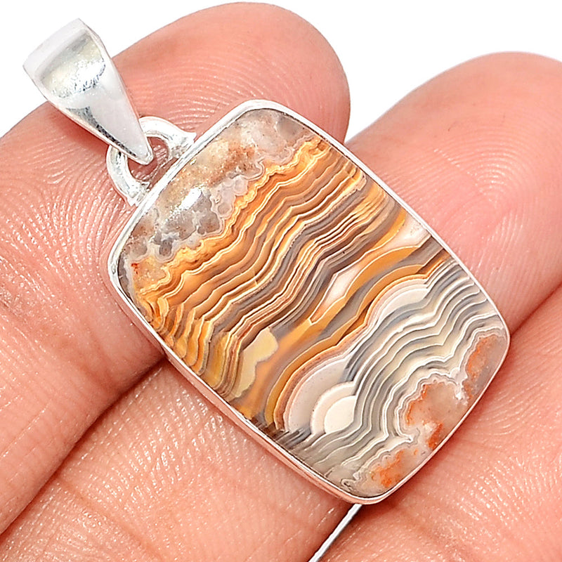 1.5" Laguna Lace Agate Pendants - LLAP1765