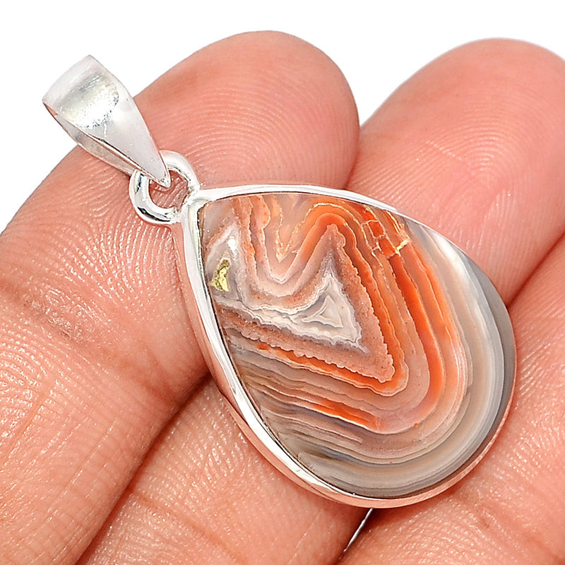 1.6" Laguna Lace Agate Pendants - LLAP1783