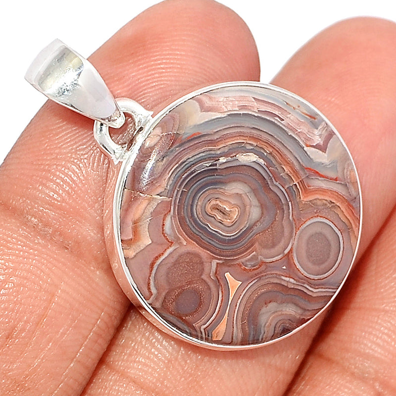 1.5" Laguna Lace Agate Pendants - LLAP1790