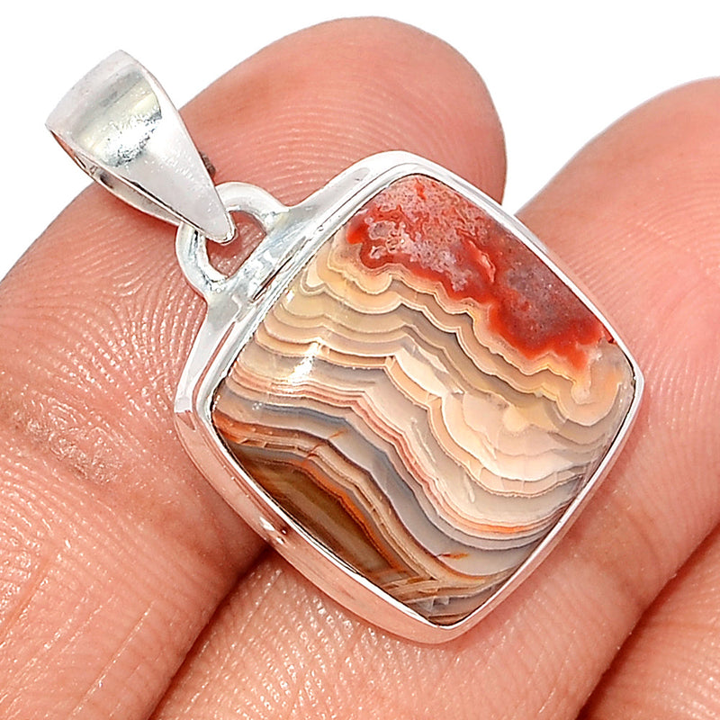 1.1" Laguna Lace Agate Pendants - LLAP1802