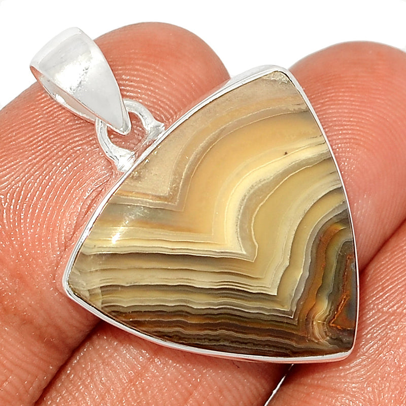 1.3" Laguna Lace Agate Pendants - LLAP1824