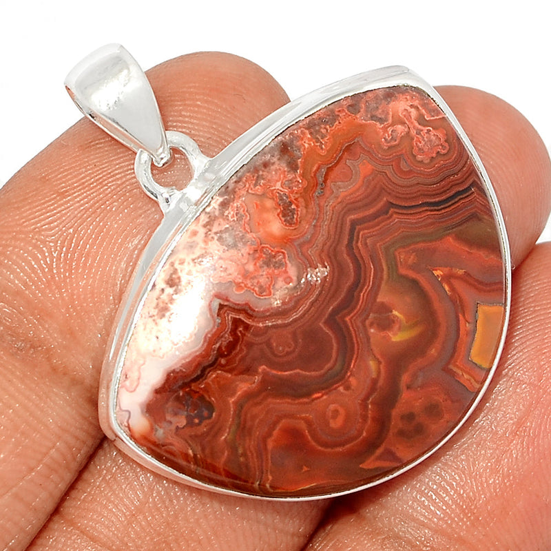 1.5" Laguna Lace Agate Pendants - LLAP1834