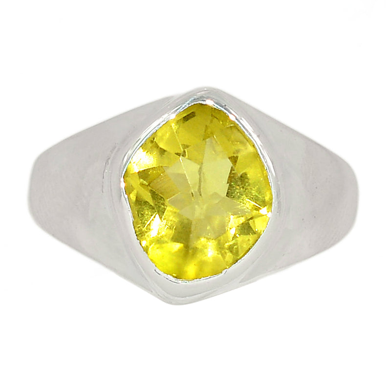 Solid - Lemon Topaz Ring - LMTR444