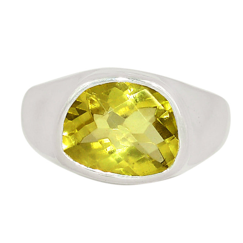 Solid - Lemon Topaz Ring - LMTR445