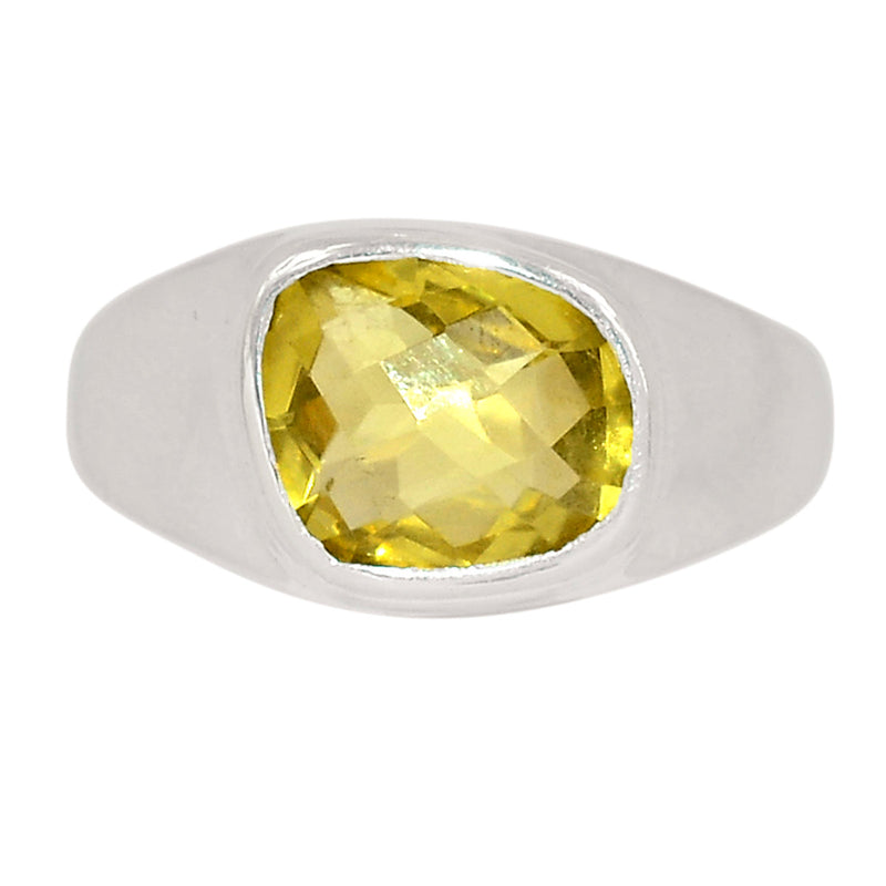 Solid - Lemon Topaz Ring - LMTR446