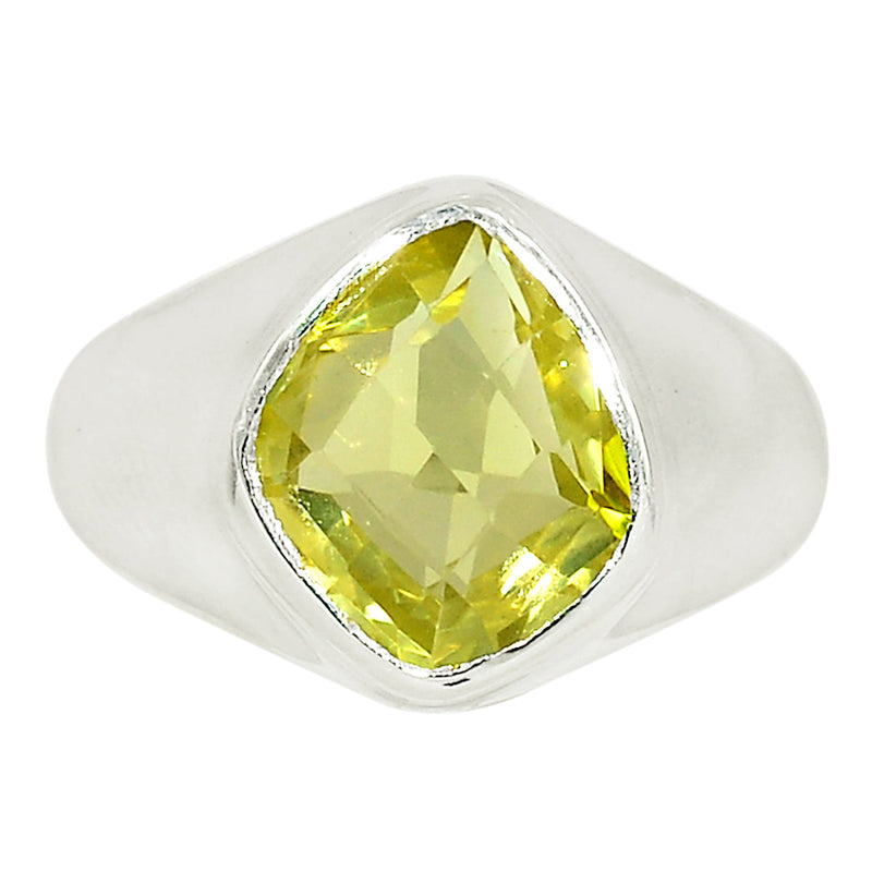 Solid - Lemon Topaz Ring - LMTR450