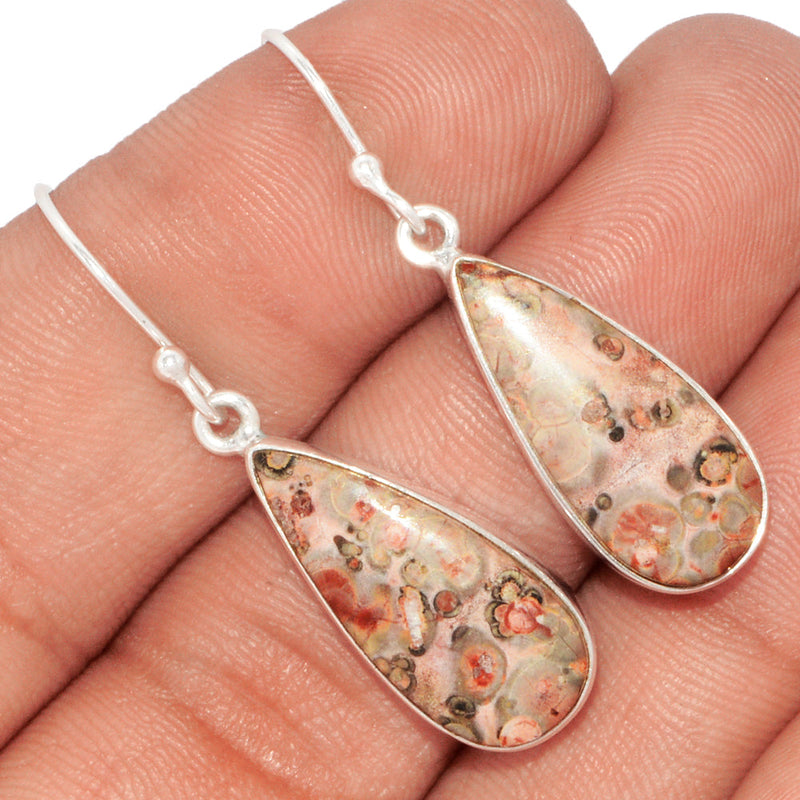 1.5" Lip Setting - Leopard Skin Earrings - LPDE214