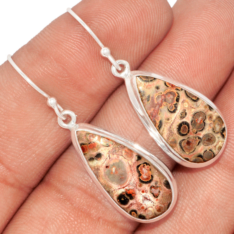 1.6" Lip Setting - Leopard Skin Earrings - LPDE224