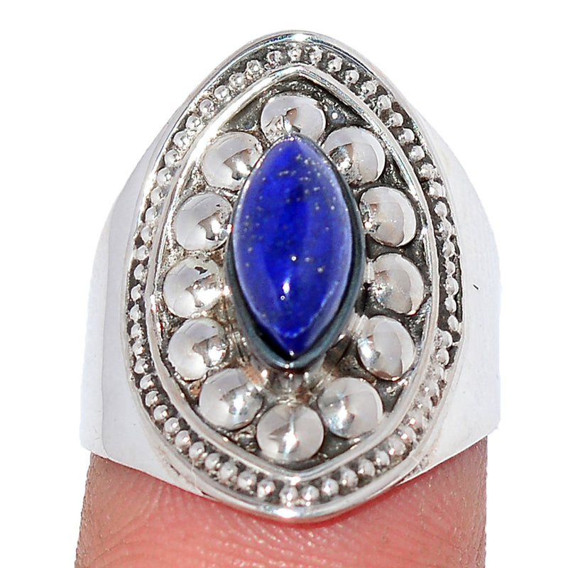 Fine Filigree - Lapis Ring - LPSR3044