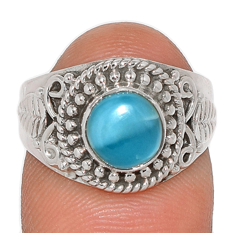 Fine Filigree - Larimar Ring - LRIR3034