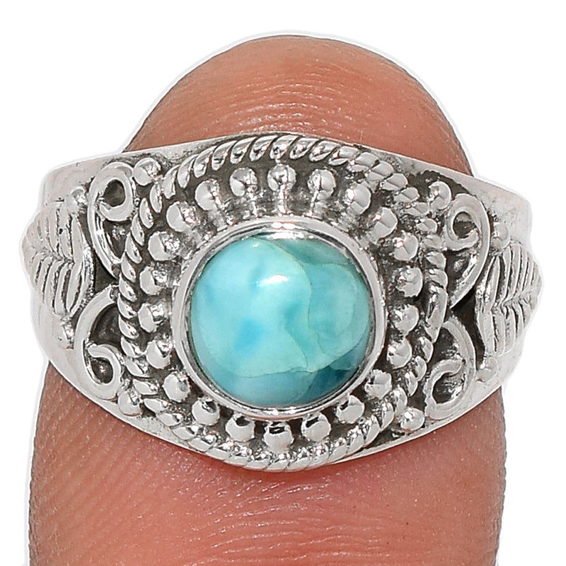 Fine Filigree - Larimar Ring - LRIR3043