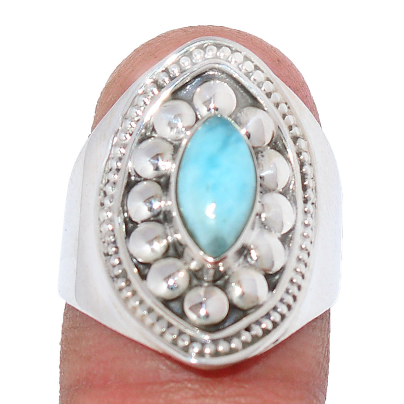 Fine Filigree - Larimar Ring - LRIR3141