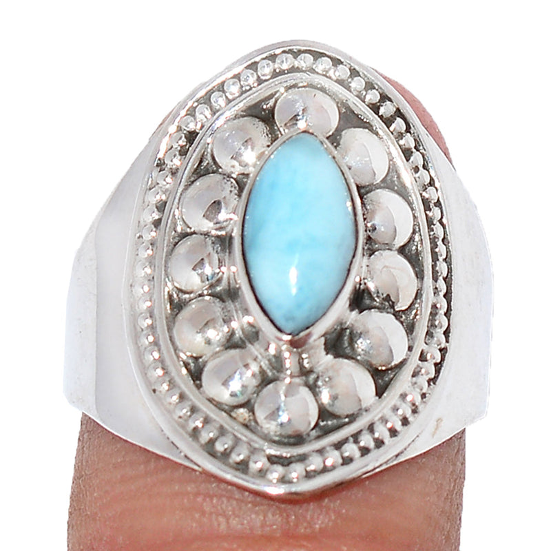 Fine Filigree - Larimar Ring - LRIR3147