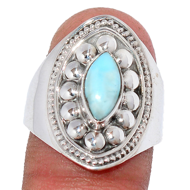 Fine Filigree - Larimar Ring - LRIR3149