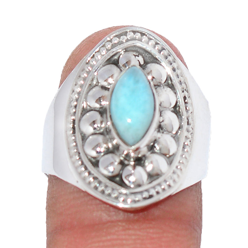 Fine Filigree - Larimar Ring - LRIR3159