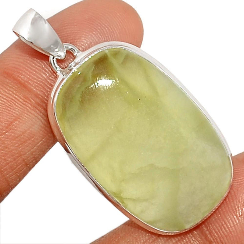 1.8" Australian Prehnite Pendants - LTCP117