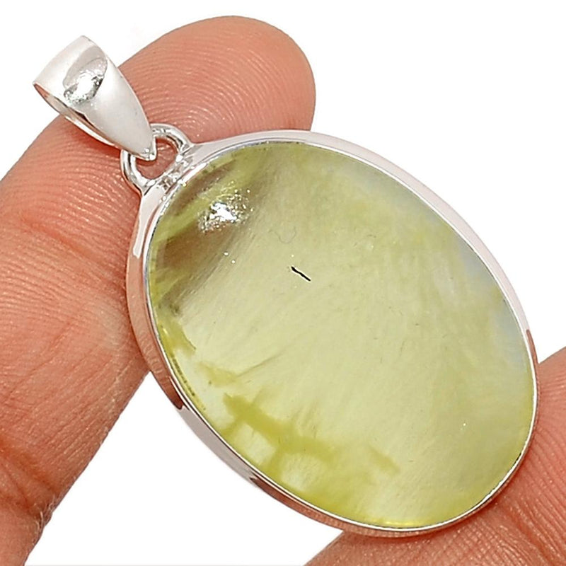 1.8" Australian Prehnite Pendants - LTCP137