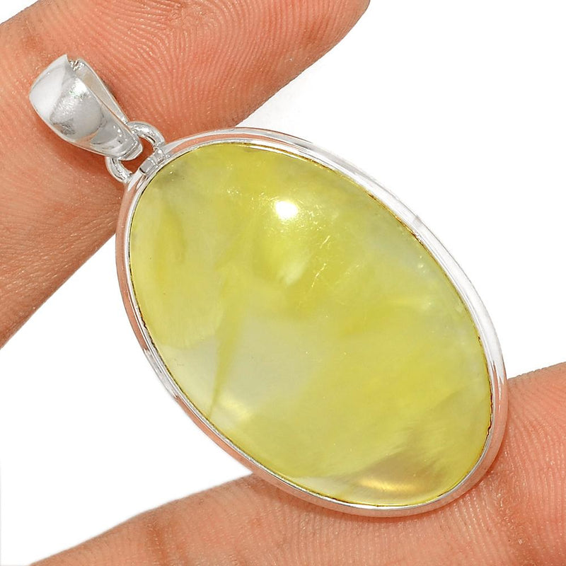 1.8" Australian Prehnite Pendants - LTCP155