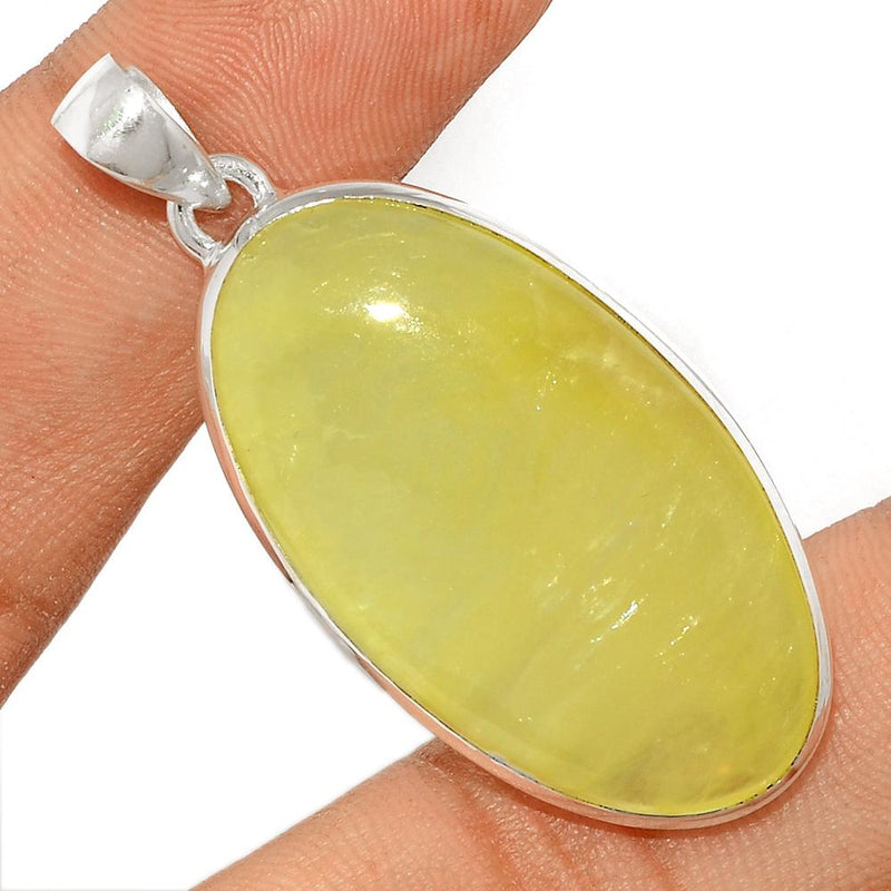 2" Australian Prehnite Pendants - LTCP156