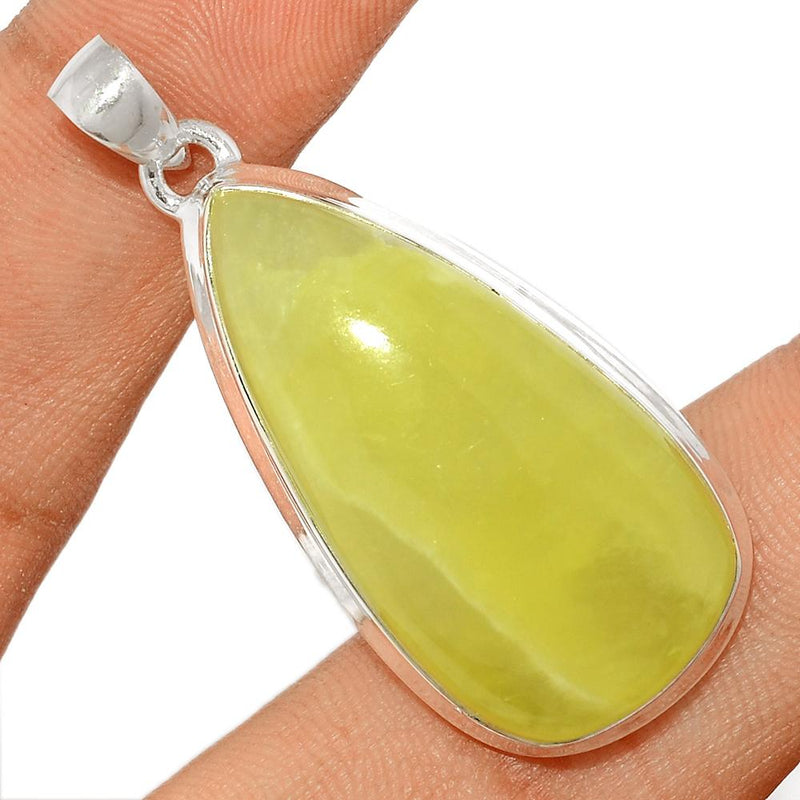 2" Australian Prehnite Pendants - LTCP157