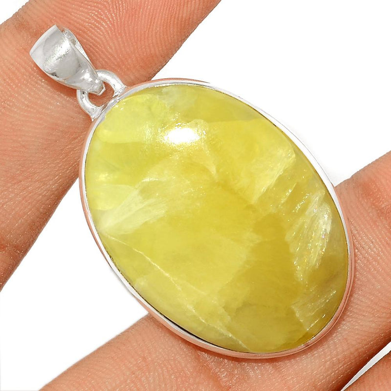 1.8" Australian Prehnite Pendants - LTCP159