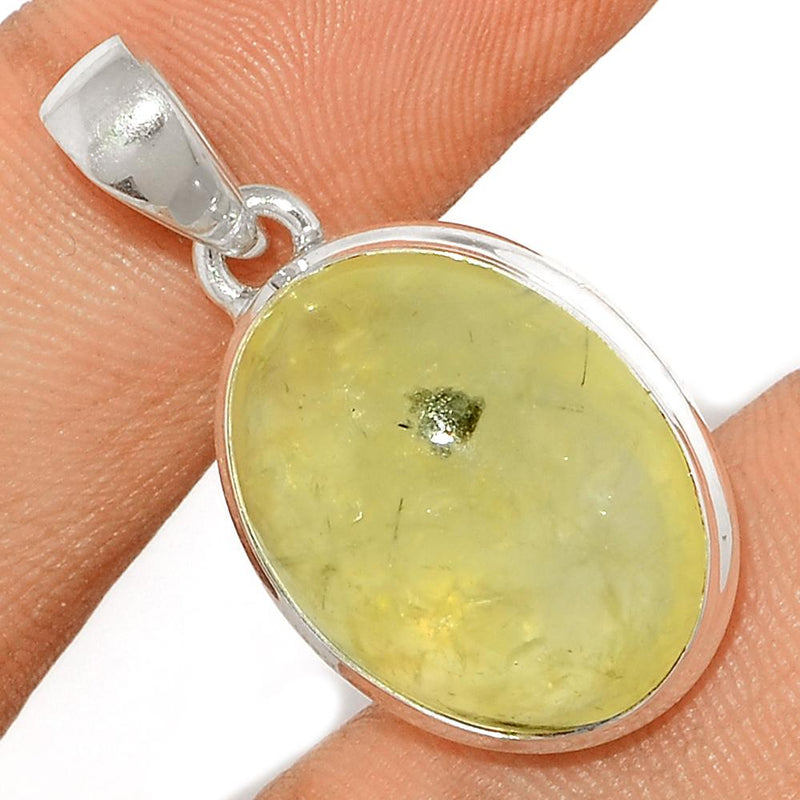 1.3" Australian Prehnite Pendants - LTCP160