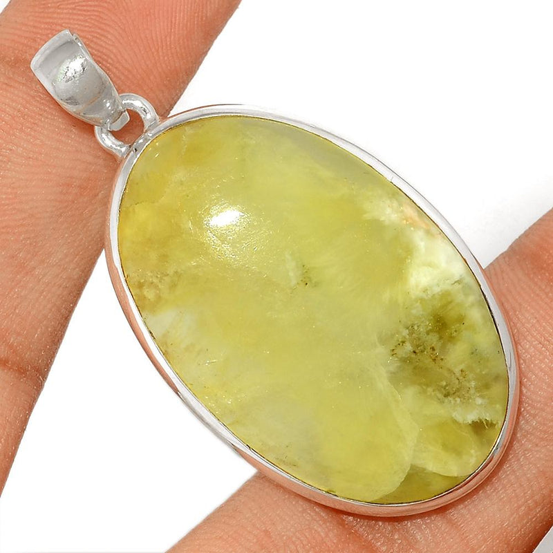 2" Australian Prehnite Pendants - LTCP164