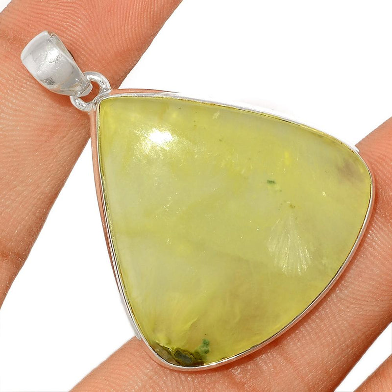 1.8" Australian Prehnite Pendants - LTCP169