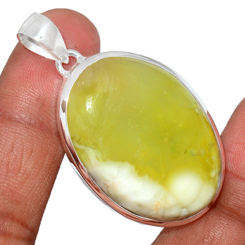 2" Australian Prehnite Pendants - LTCP187