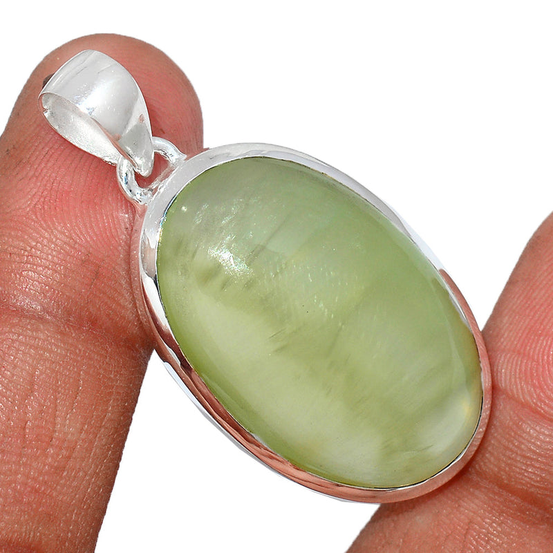 1.7" Australian Prehnite Pendants - LTCP188