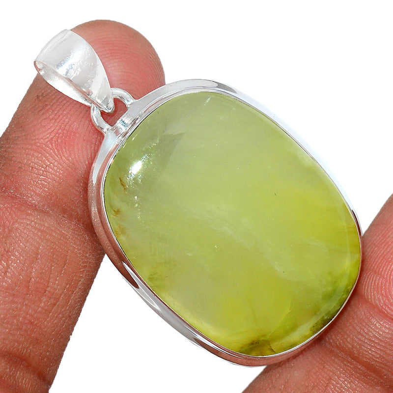 1.8" Australian Prehnite Pendants - LTCP190