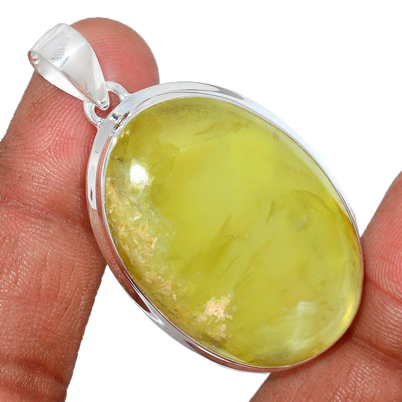 2" Australian Prehnite Pendants - LTCP191