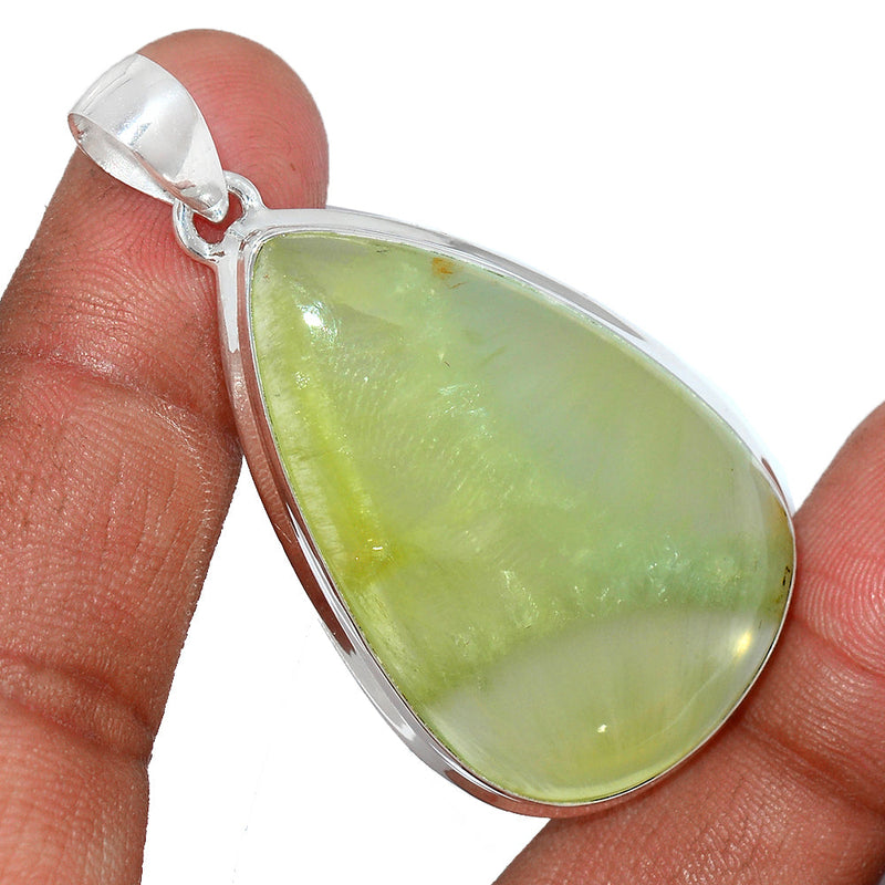 2.1" Australian Prehnite Pendants - LTCP192