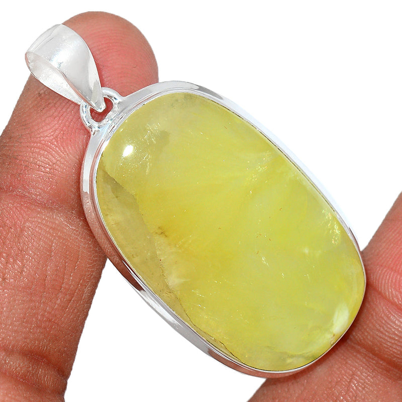 2" Australian Prehnite Pendants - LTCP193