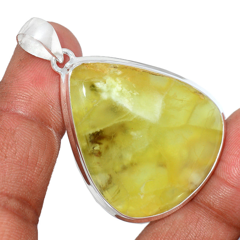 2" Australian Prehnite Pendants - LTCP195