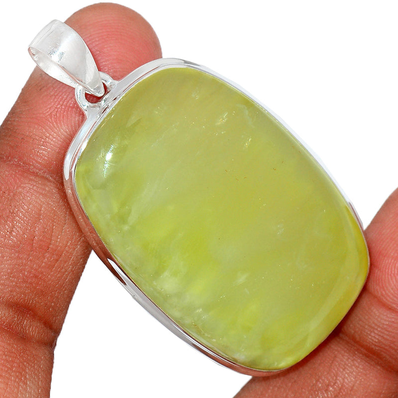 2.2" Australian Prehnite Pendants - LTCP196