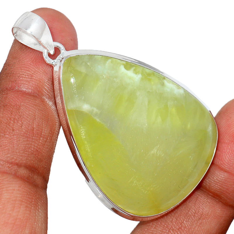 2.3" Australian Prehnite Pendants - LTCP200