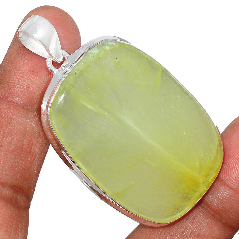 2.2" Australian Prehnite Pendants - LTCP201