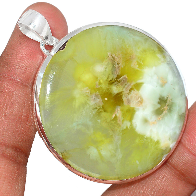 2.2" Australian Prehnite Pendants - LTCP202